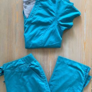 Grey’s Anatomy Teal Blue Women’s Scrub Set